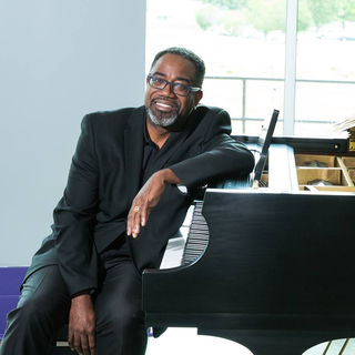 Eddie Anthony Robinson at piano