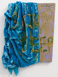 Gaby Collins-Fernandez, Blue Velvet shawl