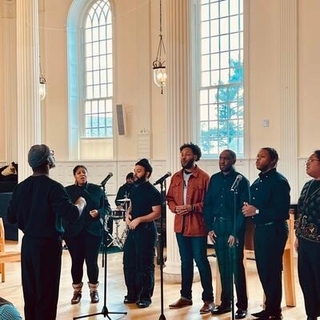 Terrance McQueen leading choir